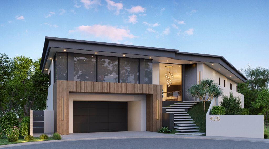 contemporary home exterior