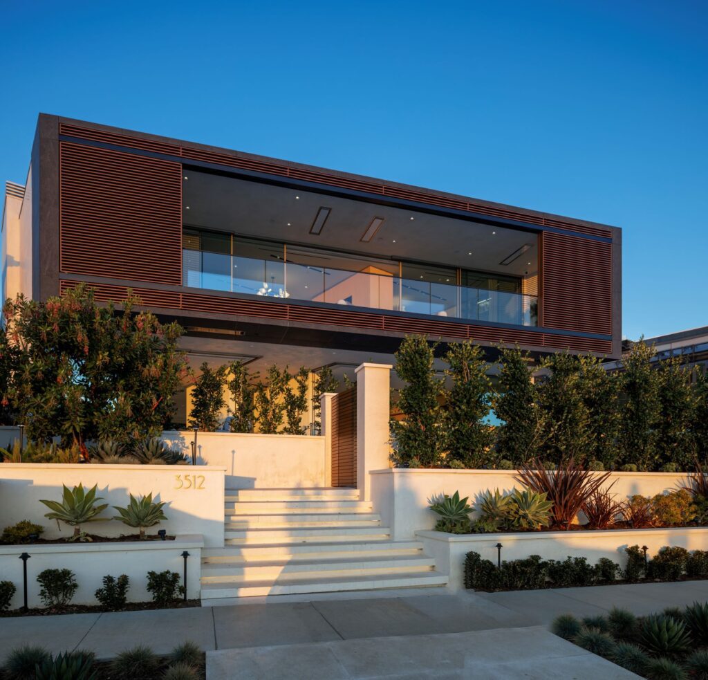 3512 Ocean Blvd contemporary exterior of expansive ocean front home