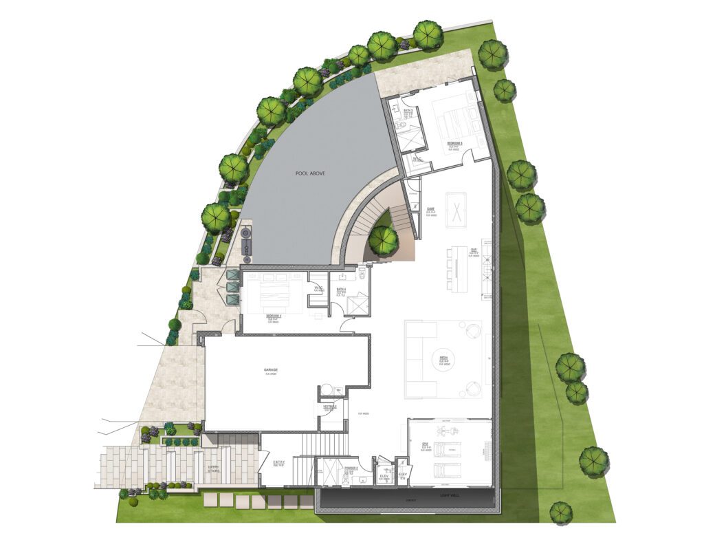 511 Seaward basement floor plan