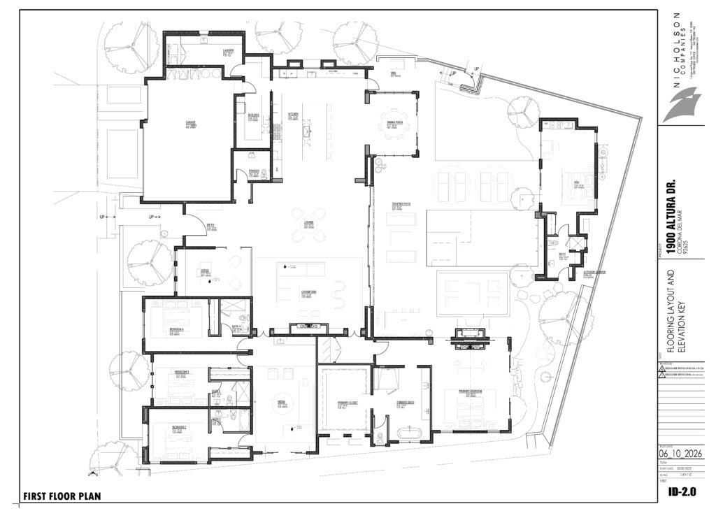 1900 Altura Conceptual Floor Plan on a single level
