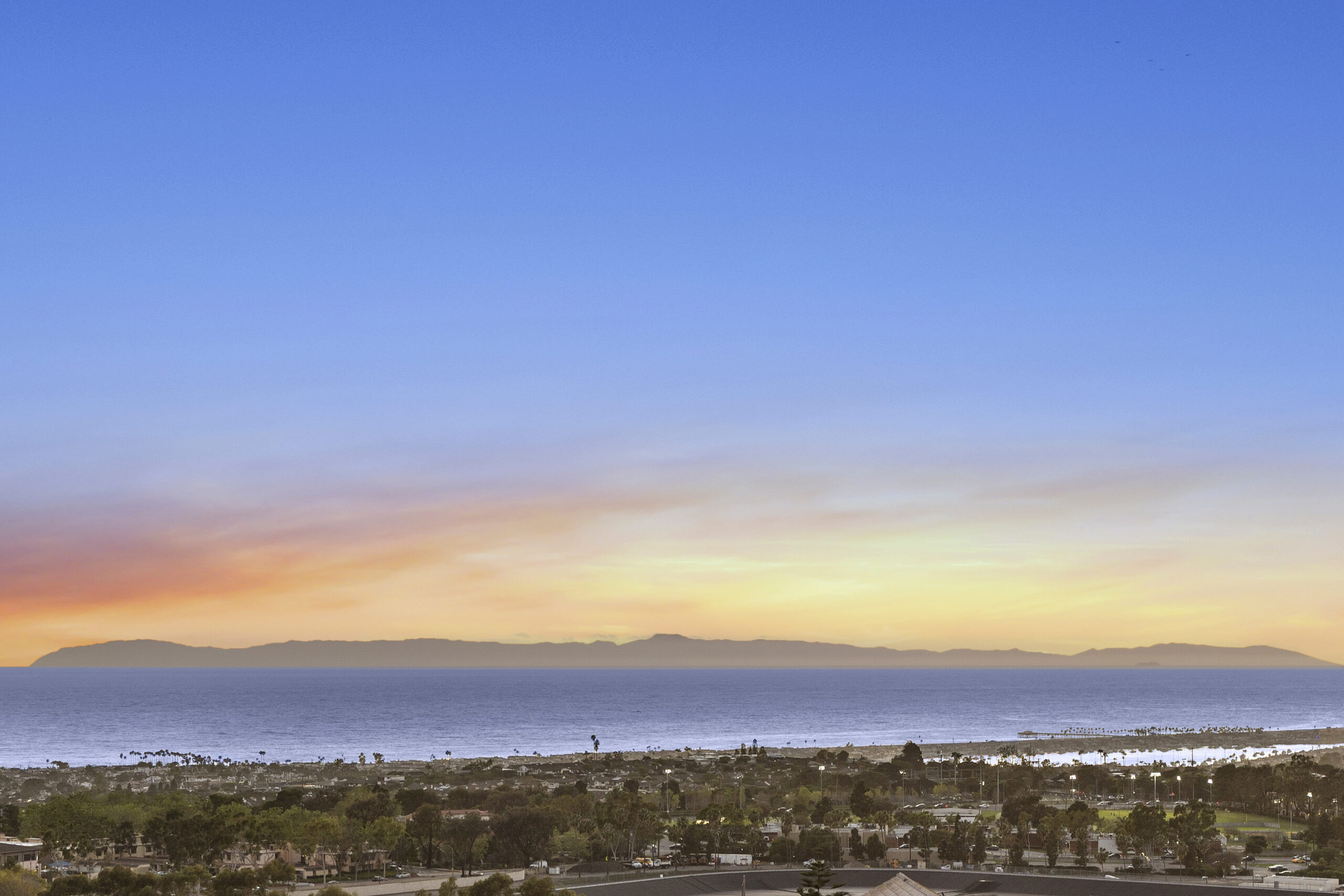sunset view from 25 Point Loma